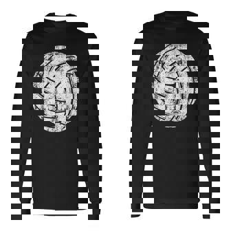 Volleyball Vintage Retro Sport Volleyball Player Long Sleeve T-Shirt | Mazezy