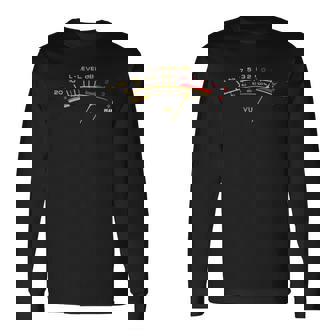 Volumeu Meterintage Audio Engineer Recording Fan 長袖Tシャツ - Kawaiitshirt