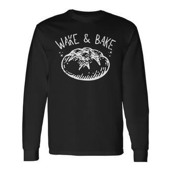 Wake And Bake Long Sleeve T-Shirt - Thegiftio UK