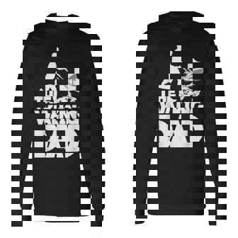 The Walking Dad Happy Father's Day Dadhortleeve Graphic 長袖Tシャツ - Kawaiitshirt