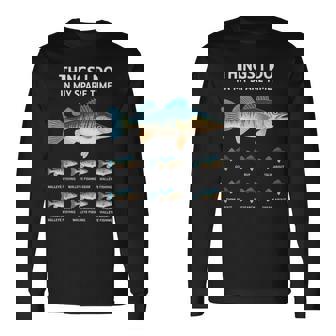 I Like Walleye Fishing Fish Angler Fisherman Walleye Fishing Long Sleeve T-Shirt - Monsterry