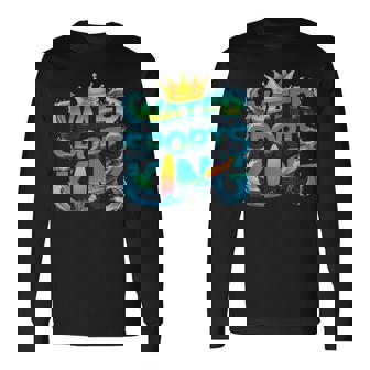 Water Sports King And Water Polo King Rafting Sports Long Sleeve T-Shirt | Mazezy
