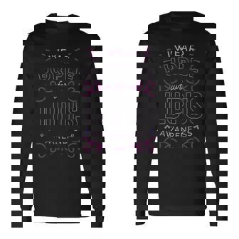 I Wear Purple For Lupus Awarenessleミーム 長袖tシャツ 長袖Tシャツ - Kawaiitshirt