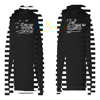 Wham Comic Booktyle Retroound Effect Tie Dyeintage 長袖Tシャツ - Kawaiitshirt