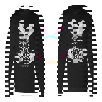 Will Trade Brother For Easter キャンディシャツ バニー 面白いイースター 長袖Tシャツ - Kawaiitshirt