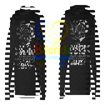 World Downyndrome Day Upport And Awareness 321 長袖Tシャツ - Kawaiitshirt