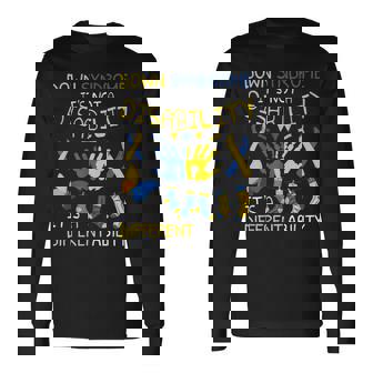 World Downyndrome Day ダウン症啓発 長袖Tシャツ - Kawaiitshirt