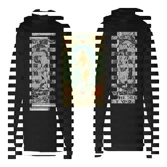 The World タロットカードtシャツ、The World タロットカードtシャツ、 長袖Tシャツ - Kawaiitshirt