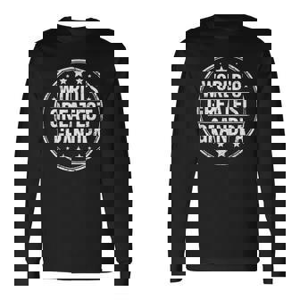 World's Greatest Grandpa Best Papa Fathers Day Long Sleeve T-Shirt | Seseable FR