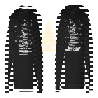 X-Mas Choux Pastry And Spanish Fried Dough Dessert -Kids Churro Christmas Tree Small Modern Printed Short Sleeve Pull On 1 Count 0 Pockets Unique Graphic Custom Fabric Composition Long Sleeve T-Shirt | Mazezy