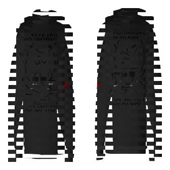 You Like Kissing Boys Don't You Boykisser ブラック 長袖Tシャツ - Kawaiitshirt