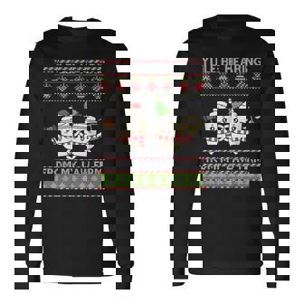 Yule Be Hearing From My Law Firm Christmas 2025 Merry Lawyer Long Sleeve T-Shirt | Seseable CA