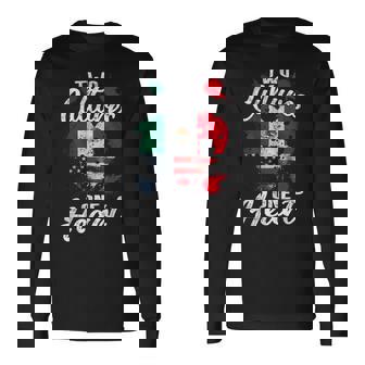Zwei Kulturen Ein Herz Mexico Usa Mexican American Long Sleeve T-Shirt - Thegiftio