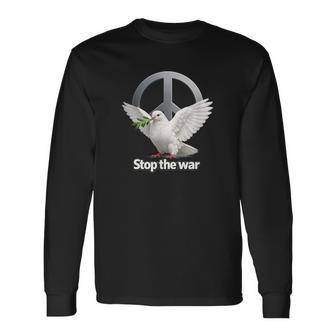 ¡Alto A La Guerra Paz Antiguerra No A La Guerra Camiseta de manga larga - Regaloses