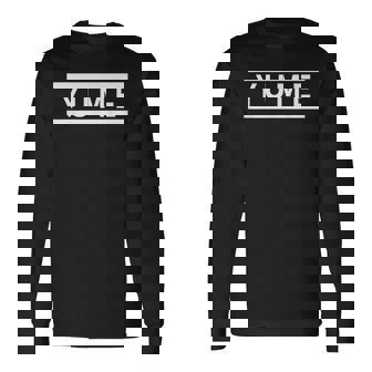 「Yume」ヘボン式「ゆめ」「ユメ」下の名前 ローマ字 名入れ 名乗り ラテン文字 綴り 長袖Tシャツ - Kawaiitshirt