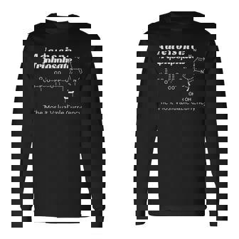 「アデノシン三リン酸（さんリンさん）：世界で一番 貴重な通貨」英語 生物学 生化学 生物化学 科学 理科 有機化学 長袖tシャツ 長袖Tシャツ - Kawaiitshirt