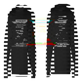 「グラディウス」上上下下左右左右ba スタート 長袖tシャツ 長袖Tシャツ - Kawaiitshirt