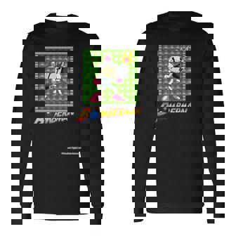 「ボンバーマン」白ボン（D） 長袖tシャツ 長袖Tシャツ - Kawaiitshirt