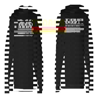 【たなか】名前 名字 家族お揃い ギャグ ネタ ウケ狙い 贈り物 ギフト 面白い おもしろ 長袖Tシャツ - Kawaiitshirt