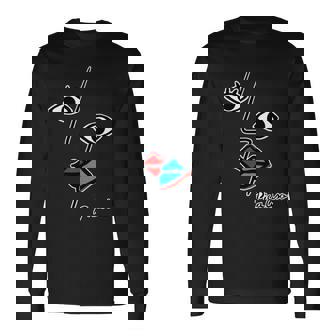 【ピカソ風】顔 男女 キス モダンフェイス（パロディ）【ピカウソ】キュビズム 80年代風 面白い アート 長袖tシャツ 長袖Tシャツ - Kawaiitshirt