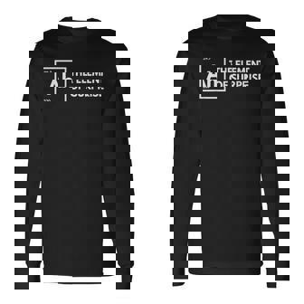 ああ、驚きの要素 化学 科学 ユーモア 先生 長袖Tシャツ - Kawaiitshirt