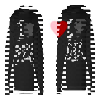 うどん好き 日本の食通 ラブうどん すきまみ 長袖Tシャツ - Kawaiitshirt