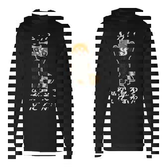 えっ！？私が見えるんですか！？ レッサーパンダ ネタ ジョーク 冗談 お笑い ギャグ 小ボケ おもしろ 長袖Tシャツ - Kawaiitshirt