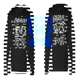 かわいい 60才児（還暦 六十歳 60才）ポップフォント（お誕生日）祝 60代 アラ還 アラカン 感謝 面白 長袖Tシャツ - Kawaiitshirt