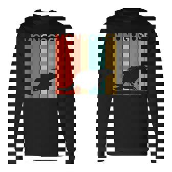 かわいい マングース の動物 長袖Tシャツ - Kawaiitshirt