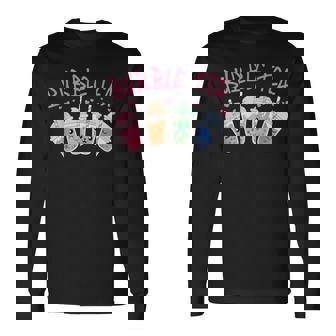 かわいいシャボン玉 ティーカップ 愛らしい集合 シャボン玉 長袖Tシャツ - Kawaiitshirt