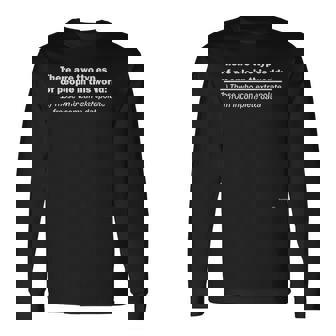 このワールドインテリジェントシャツには2種類の人々がいます 長袖Tシャツ - Kawaiitshirt