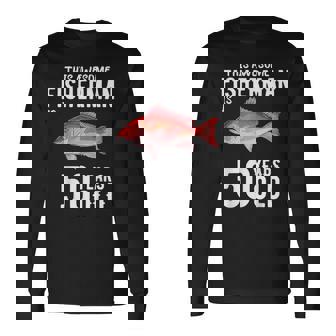 メンズ この金目鯛漁師は50歳50歳の誕生日です 長袖Tシャツ - Kawaiitshirt