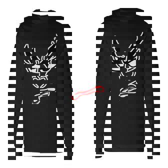 ねぶた 祭 まつり【Nebuta 顔】青森 お祭り 和柄 衣装 大祭 面白い デザイン 夏 長袖Tシャツ - Kawaiitshirt