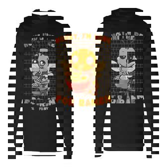 はちみつラーメン好き かわいい 食通アート 蜂 長袖Tシャツ - Kawaiitshirt