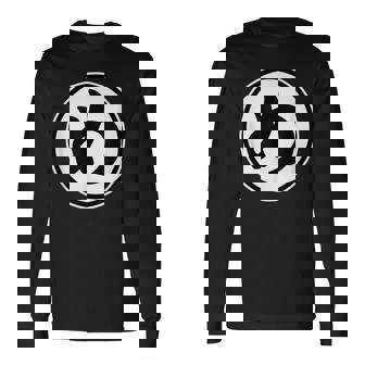 め（め組 丸め）消防団 火消し【変なデザイン屋さん】漢字 面白い 長袖Tシャツ - Kawaiitshirt