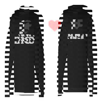 アイラブビンゴ アウトフィットビンゴ 長袖Tシャツ - Kawaiitshirt