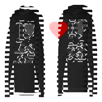 アイラブ・大谷（I Love ハート）ビッグ Big ファン グッズ 面白 長袖Tシャツ - Kawaiitshirt