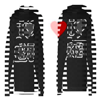 アイラブ・盛岡（I Love ハート）【47都道府県】Jimo-T ジモティ 地元愛 旅行 お土産 観光 長袖Tシャツ - Kawaiitshirt