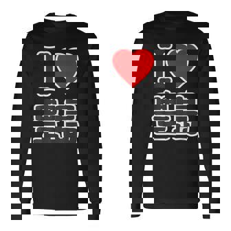 アイラブ・豊島（I Love ハート）豊島区 ビッグ 大きな文字【23区・東京都】ジモtティ 地元愛 面白い 長袖Tシャツ - Kawaiitshirt