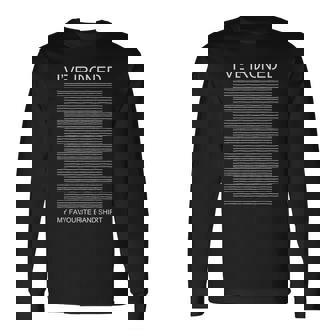 アイロンをかけたバンドシャツ 音楽ファンのポストパンク ニューウェーブ 面白い 長袖Tシャツ - Kawaiitshirt