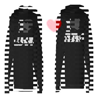 アイ・ラブ・グアム 長袖Tシャツ - Kawaiitshirt