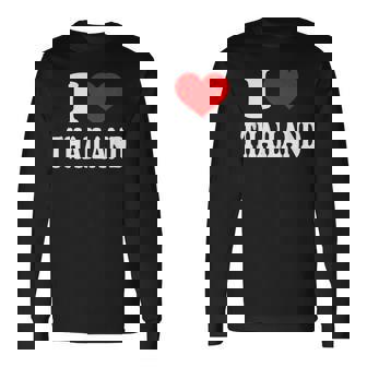 アイ・ラブ・タイランド 長袖Tシャツ - Kawaiitshirt