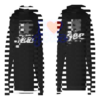 アイ・ラブ・ペレス 長袖Tシャツ - Kawaiitshirt