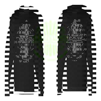 アスパラガス 野菜の王様 長袖Tシャツ - Kawaiitshirt