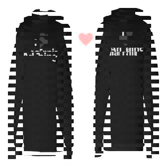 アナルトレーニングが大好き 長袖Tシャツ - Kawaiitshirt