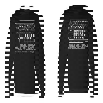 アナログシンセサイザー 音楽用シンセサイザー キーボード 長袖Tシャツ - Kawaiitshirt