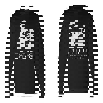 アマチュアハムvhfラジオ、Cq-「メイキングコンタクト」、モールス信号 長袖Tシャツ - Kawaiitshirt