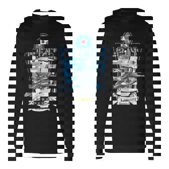 アメリカ空軍の航空機戦闘機f15イーグルのプレゼント 長袖Tシャツ - Kawaiitshirt