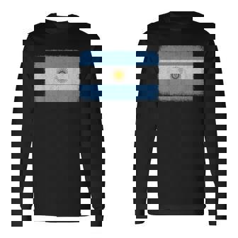 アルゼンチン国旗グラフィック メンズ レディース キッズ 長袖Tシャツ - Kawaiitshirt