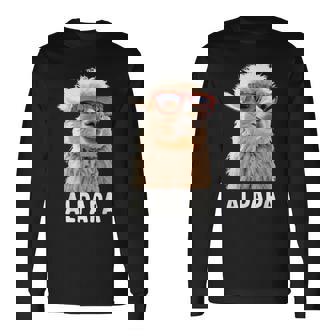 アルパカ・パパ・アルパパ・ラマ・パパ・アルパカ・パパ・ワーター・ワンダリングalpapa 長袖Tシャツ - Kawaiitshirt